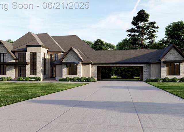 Property at 2668 Turtle Lake New Build, Bloomfield Hills, MI 48302, 5 beds, 6 baths