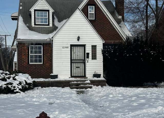 Property at 12305 Whitehill St, Detroit, MI 48224, 4 beds, 1 bath