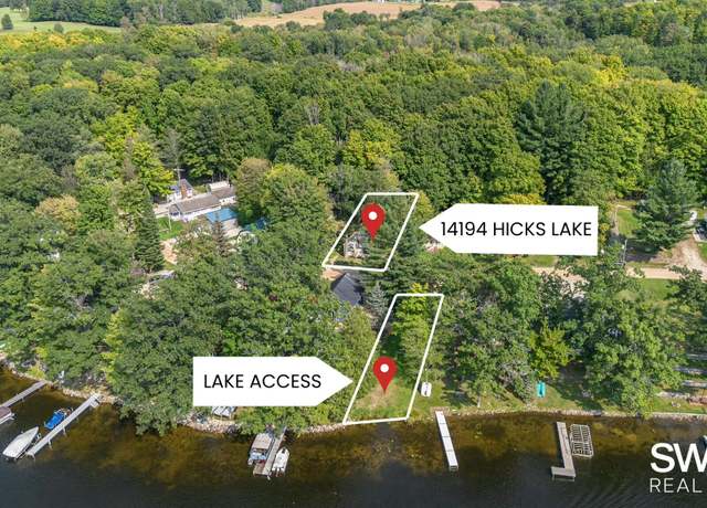 Property at 14194 Hicks Lake Rd, Evart, MI 49631, 1 bed, 1 bath