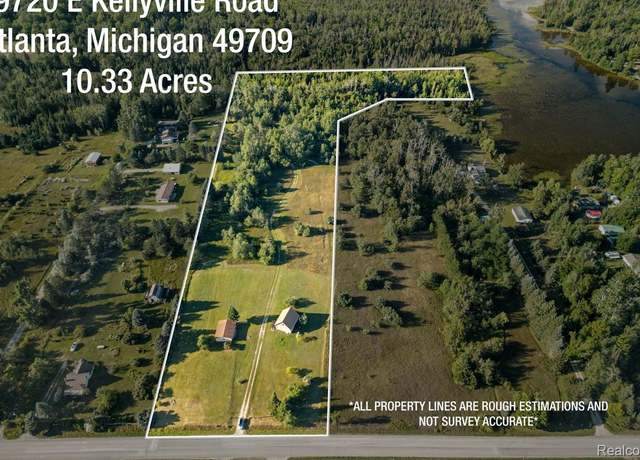 Property at 9720 E Kellyville Rd, Briley Township, MI 49709, 3 beds, 1.5 baths