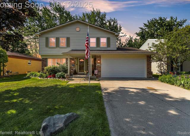 Property at 41815 Cherry Hill Rd, Novi, MI 48375, 4 beds, 2.5 baths