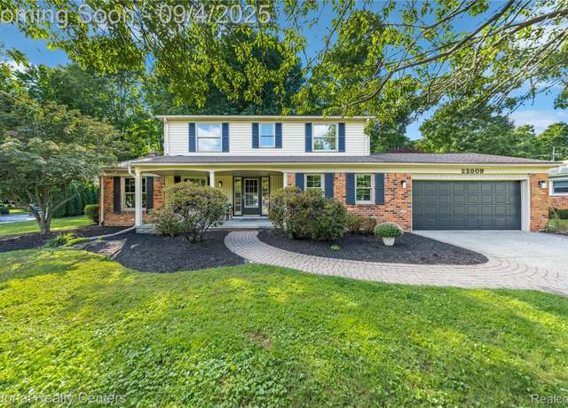 Property at 22809 Balcombe Dr, Novi, MI 48375, 4 beds, 2.5 baths