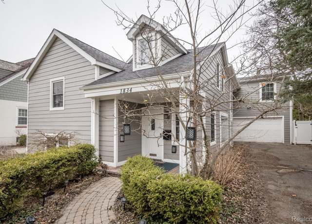 Property at 1834 Fairview St, Birmingham, MI 48009, 5 beds, 3.5 baths