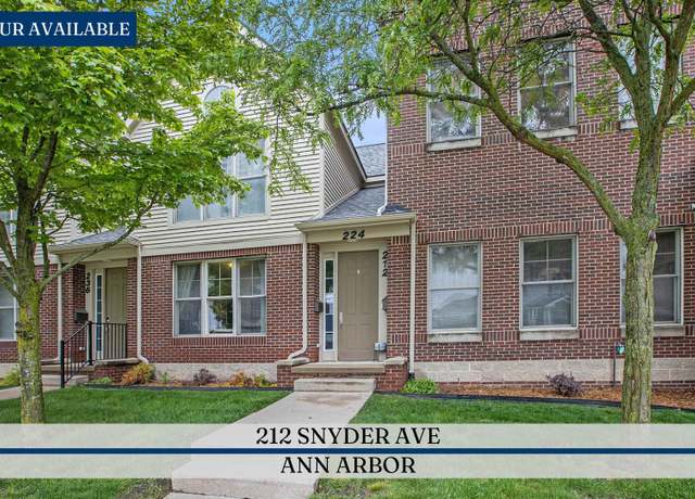 Property at 212 Snyder Ave, Ann Arbor, MI 48103, 2 beds, 1 bath