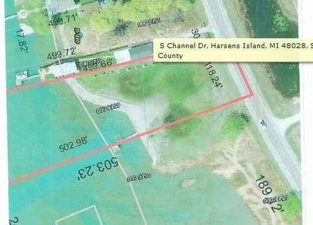 Property at 0 South Channel, Harsens Island, MI 48028