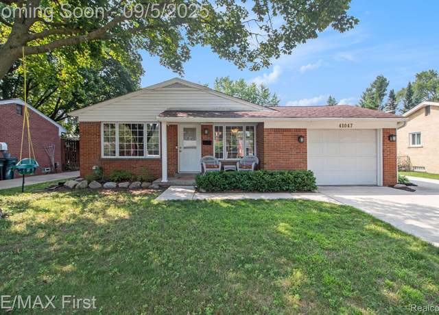 Property at 41047 Greenbrook Ln, Plymouth, MI 48170, 3 beds, 1.5 baths