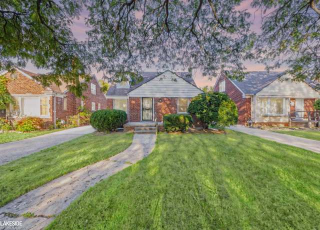 Property at 7421 Woodmont Ave, Detroit, MI 48228, 3 beds, 1.5 baths