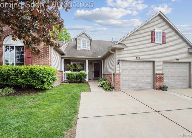 Property at 326 Redmaple Ln, Brighton, MI 48116, 2 beds, 2.5 baths