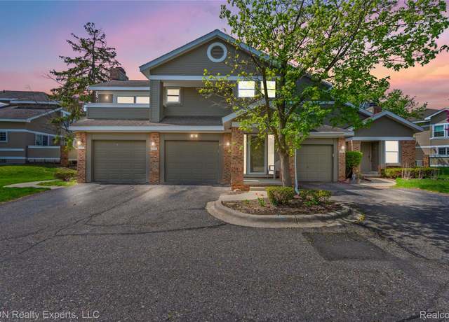Property at 6614 Embers Ct, West Bloomfield, MI 48322, 2 beds, 2 baths