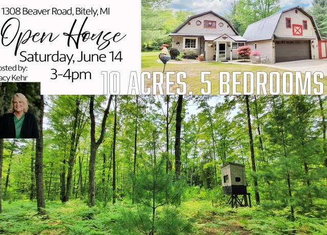 Property at 1308 Beaver Rd, Bitely, MI 49309, 5 beds, 2 baths