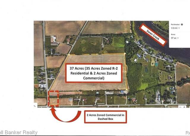 Property at 00000 Swan Creek Rd, Newport, MI 48166