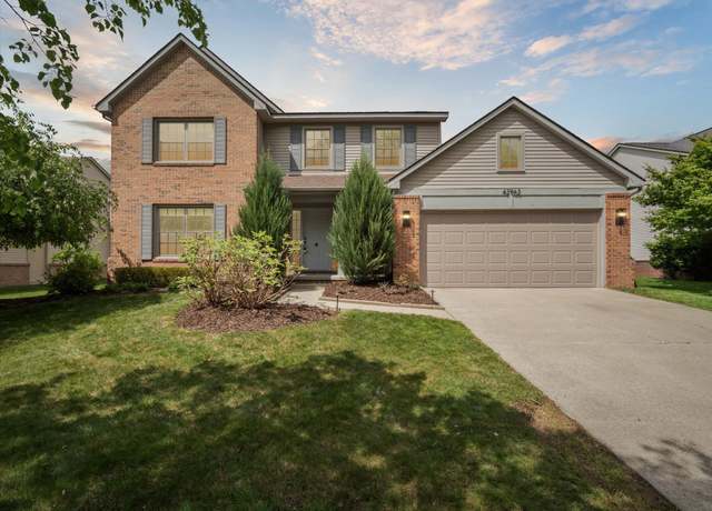 Property at 42962 Sandstone Dr, Novi, MI 48377, 4 beds, 2.5 baths