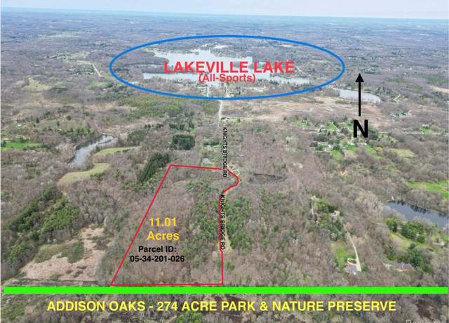 Property at 11.01 Acres Vacant Land Knights Bridge Rd, Leonard, MI 48367