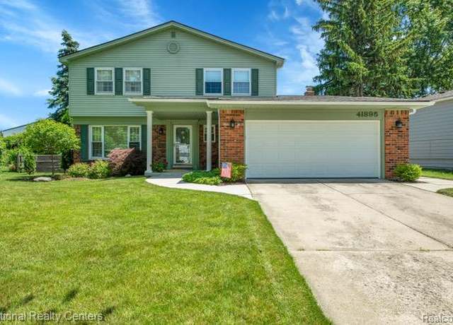 Property at 41895 Park Ridge Rd, Novi, MI 48375, 4 beds, 2.5 baths