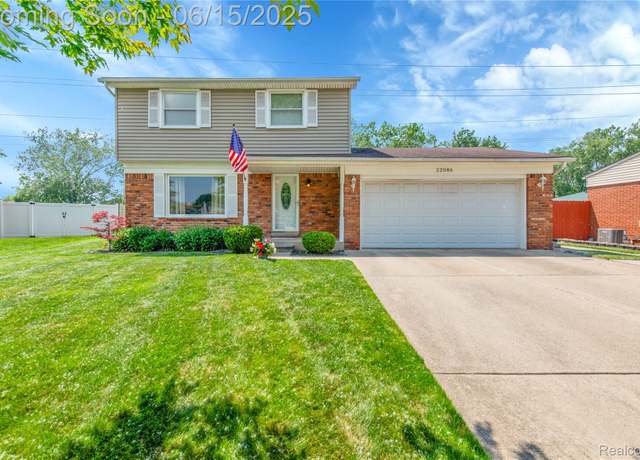 Property at 22086 Hillcrest Ct, Woodhaven, MI 48183, 3 beds, 1.5 baths