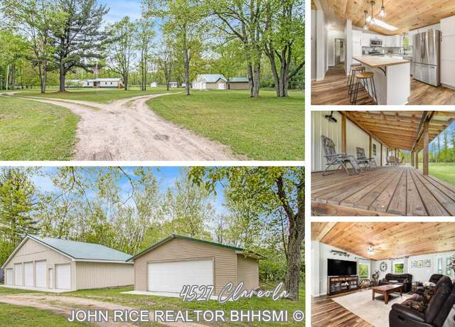Property at 4527 Clareola Ave, Lake, MI 48632, 5 beds, 2 baths
