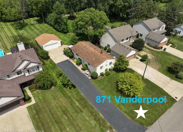 Property at 871 Vanderpool Dr, Troy, MI 48083, 4 beds, 2 baths