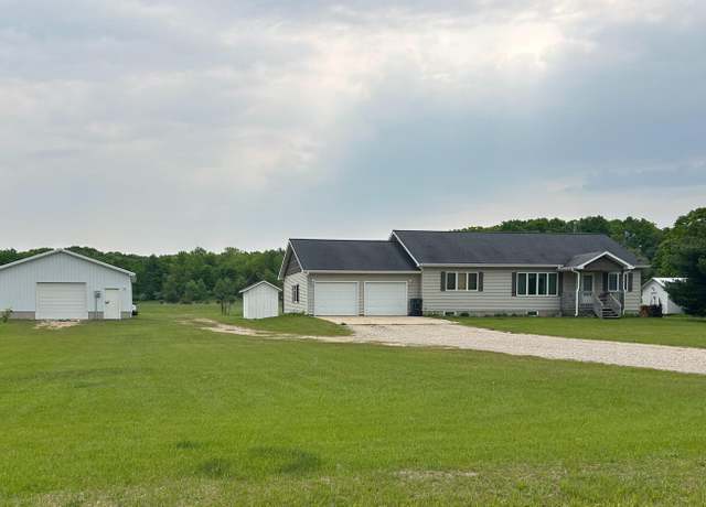 Property at 9196 NW Manley Rd, Alden, MI 49612, 4 beds, 2 baths