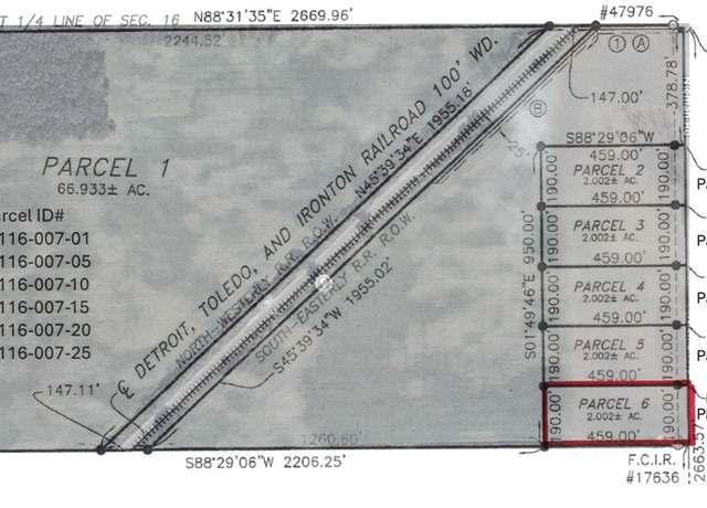 Property at Niemen Rd, Dundee, MI 48131