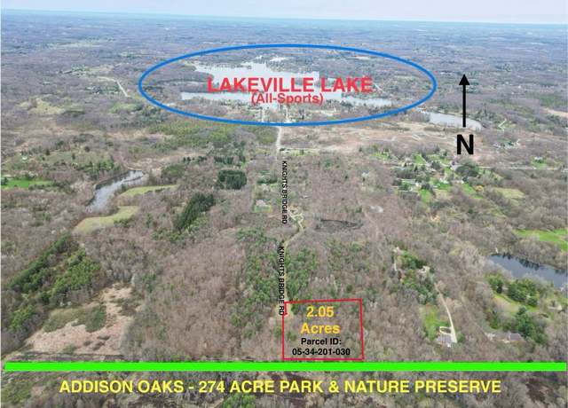 Property at 2.05 Acres VL - Knights Bridge Rd, Leonard, MI 48367