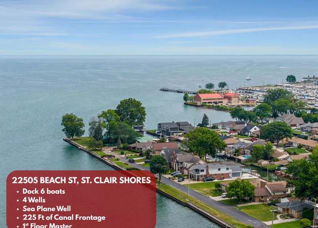 Property at 22505 Beach Street St, St Clair Shores, MI 48081, 3 beds, 2.5 baths