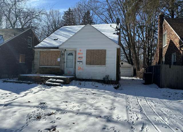 Property at 16157 W Parkway St, Detroit, MI 48219, 3 beds, 1 bath