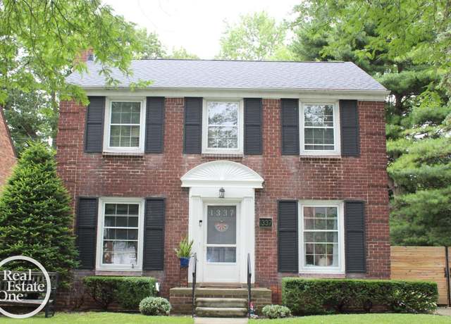 Property at 1337 Bishop Rd Rd, Grosse Pointe Park, MI 48230, 3 beds, 2.5 baths