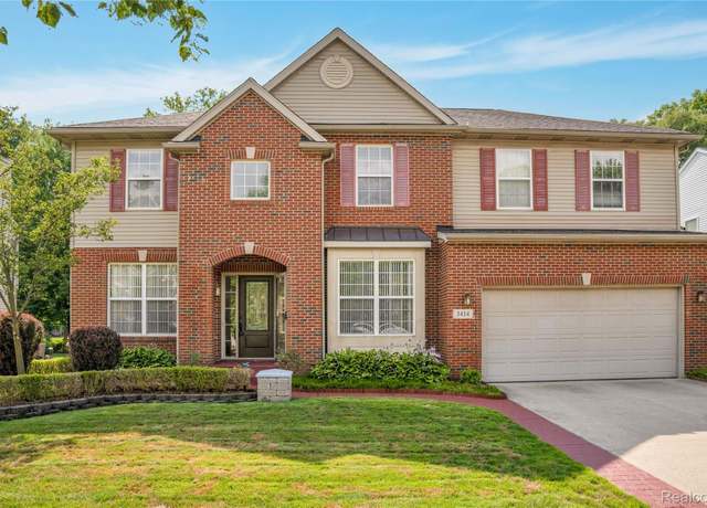 Property at 3454 Everett Dr, Rochester Hills, MI 48307, 4 beds, 3.5 baths