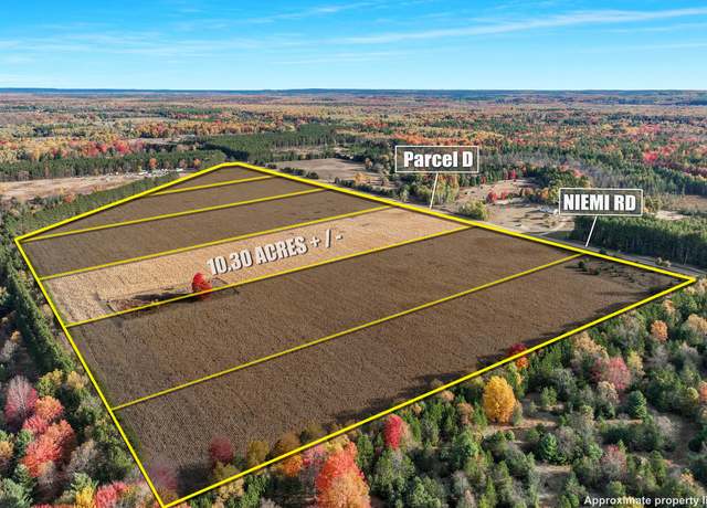 Property at 0 V/l 10.30 Acres Niemi Rd, Maple Grove Twp, MI 49645