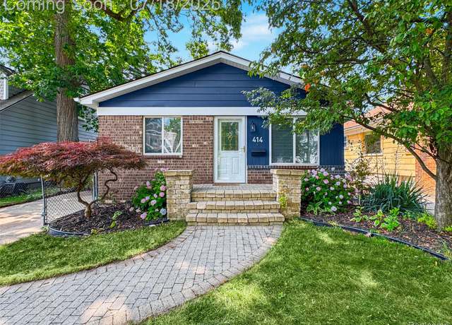 Property at 414 Gardenia Ave, Royal Oak, MI 48067, 3 beds, 1 bath
