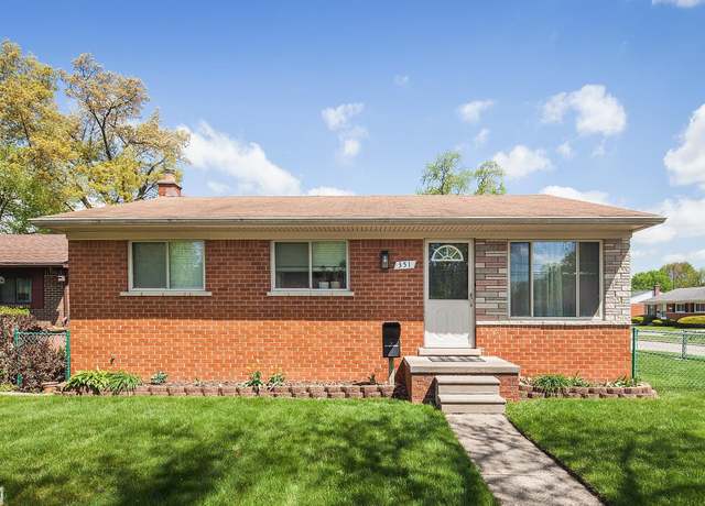 Property at 351 E Farnum Ave, Madison Heights, MI 48071, 3 beds, 1.5 baths