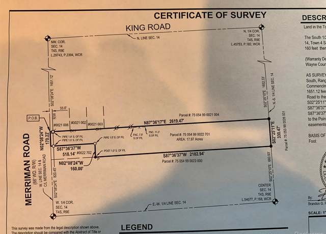 Property at Vacant Merriman Rd, Huron Charter Township, MI 48164, 2 baths