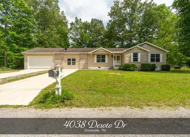 Property at 4038 Desoto Dr, Crossville, TN 38572, 3 beds, 2 baths