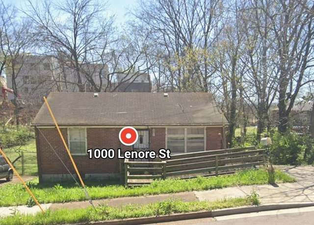Property at 1000 Lenore St, Nashville, TN 37206, 2 beds, 1 bath