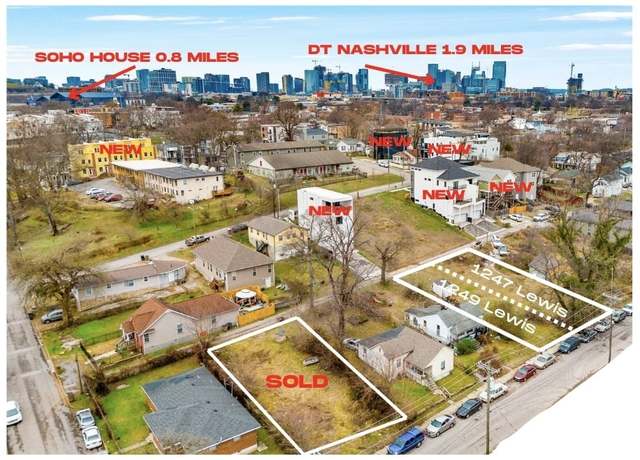 Property at 1247 Lewis St, Nashville, TN 37210