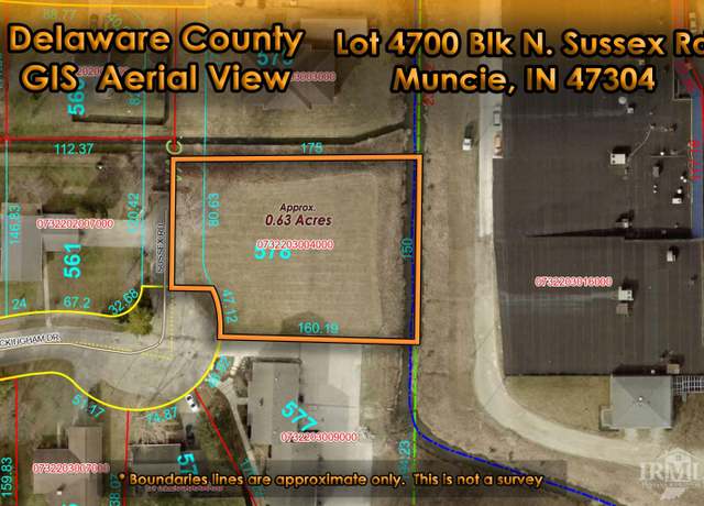 Property at Lot 4700 Blck N Sussex Rd, Muncie, IN 47304