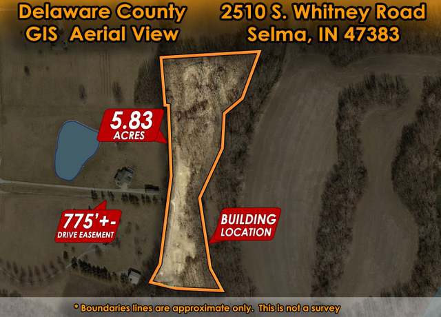 Property at 2510 S Whitney Rd, Selma, IN 47383