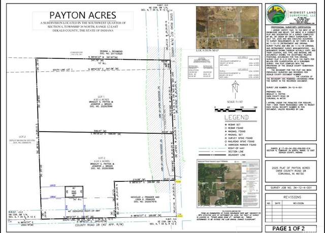 Property at 959 County Road 28, Corunna, IN 46730