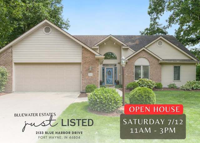 Property at 2133 Blue Harbor Dr, Fort Wayne, IN 46804, 4 beds, 3 baths