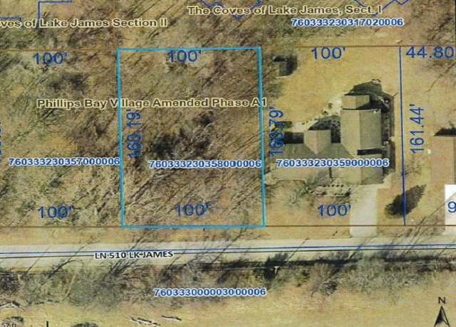 Property at 00 Ln 510 Lake James, Fremont, IN 46737