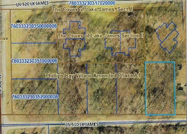 Property at 00 Ln 510 Lake James, Fremont, IN 46737