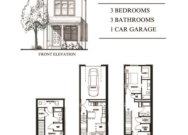 Property at TBD (home A) W Wabash Ave, North Liberty, IN 46554, 3 beds, 3 baths