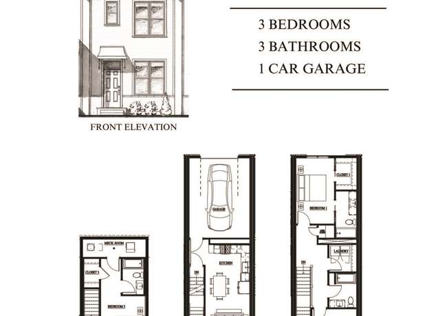 Property at TBD (home B) W Wabash Ave, North Liberty, IN 46554, 3 beds, 3 baths