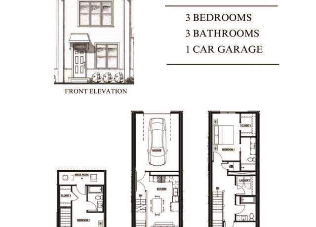 Property at TBD (home C) W Wabash Ave, North Liberty, IN 46554, 3 beds, 3 baths