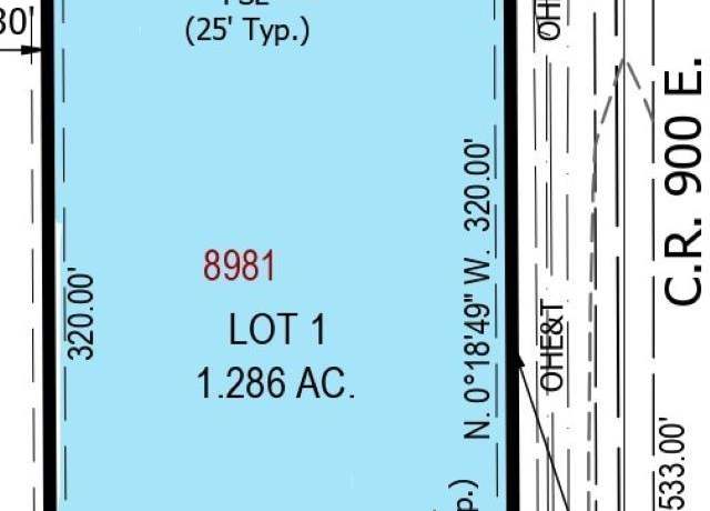 Property at Lot #1  8981 Firefly Ln, Lafayette, IN 47905
