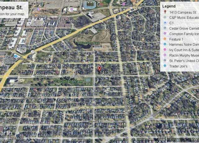 Property at 1413 Campeau St, South Bend, IN 46617