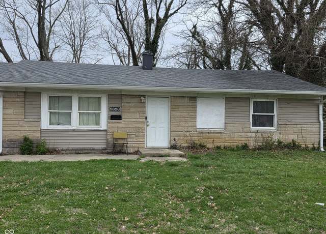 Property at 5858 E 44th St, Indianapolis, IN 46226, 3 beds, 1 bath
