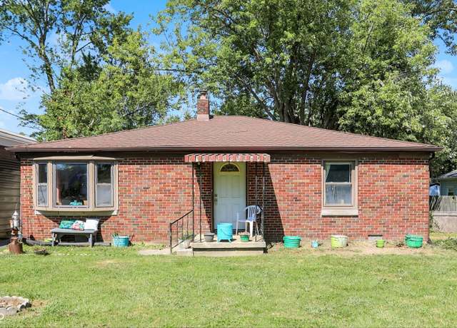 Property at 6330 E Raymond St, Indianapolis, IN 46203, 4 beds, 1 bath