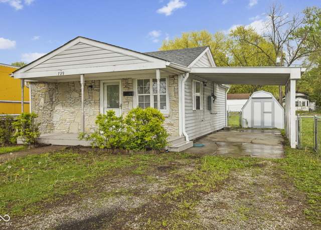 Property at 729 S Holmes Ave, Indianapolis, IN 46221, 2 beds, 1 bath