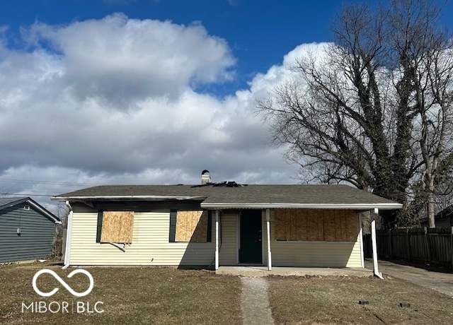 Property at 3458 Carr Ave, Indianapolis, IN 46221, 3 beds, 1 bath